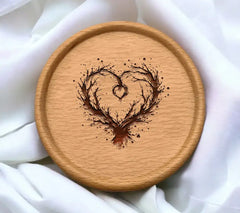 Twisted Branch Heart SVG Cut File