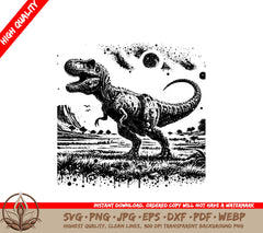 Tyrant Rex SVG Cut File Download 
