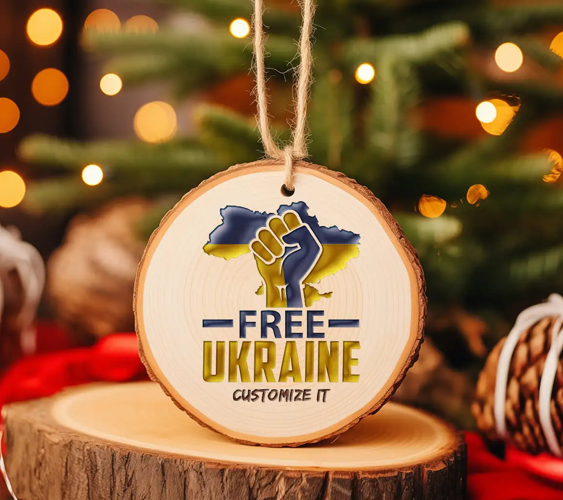 Blue & Yellow Fist Free Ukraine SVG SVG