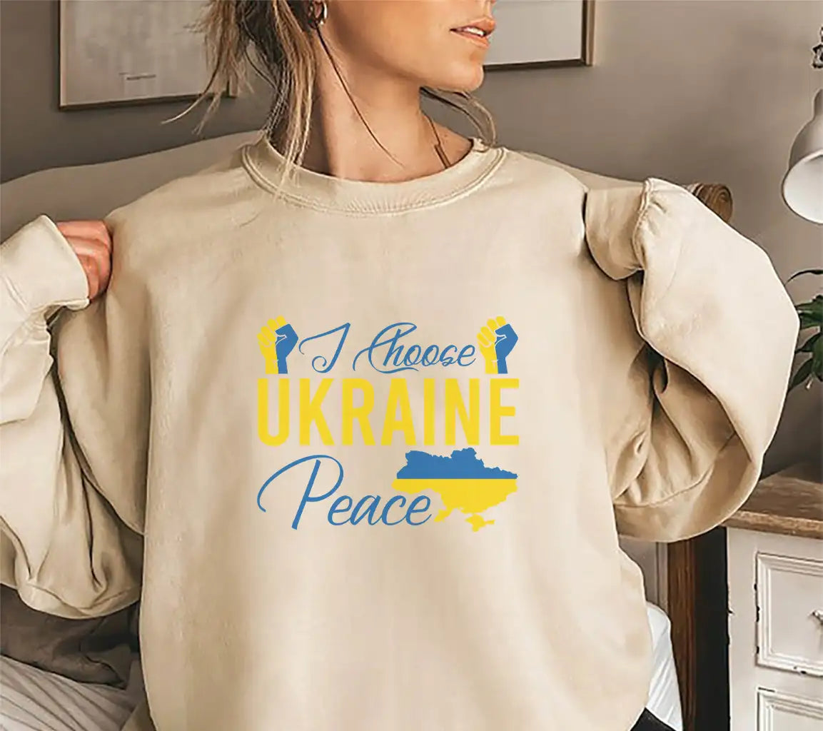 Ukraine Peace SVG I Choose Peace Poster Design SVG