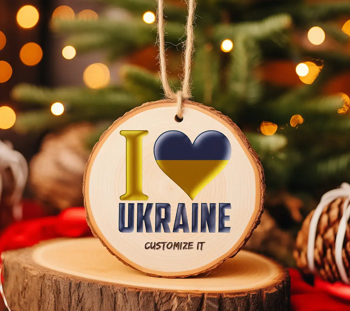 I Love Ukraine Heart SVG - Patriotic Ukrainian Design SVG