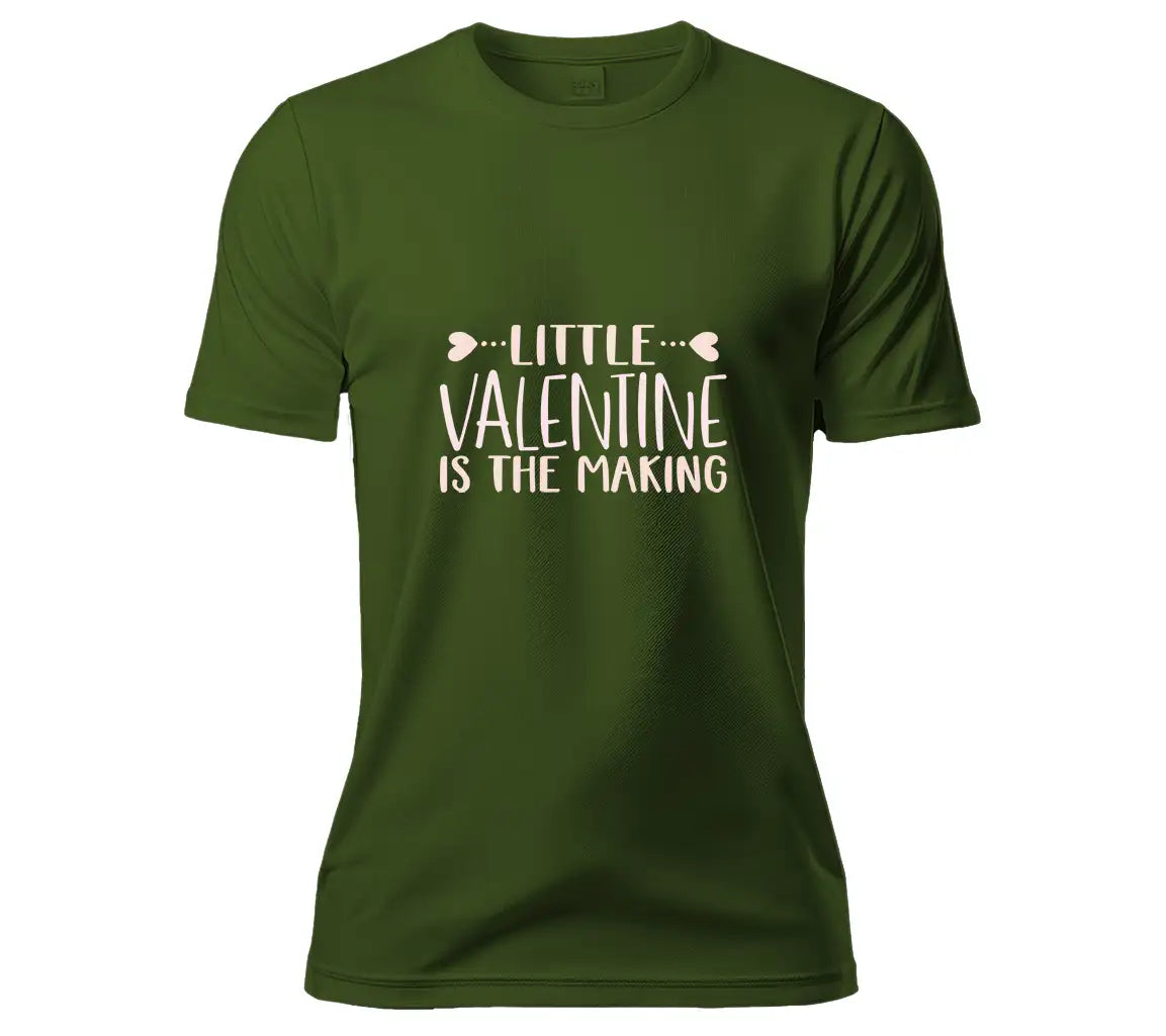 Little Valentine Is The Making SVG - Valentines Day T-Shirt Design SVG