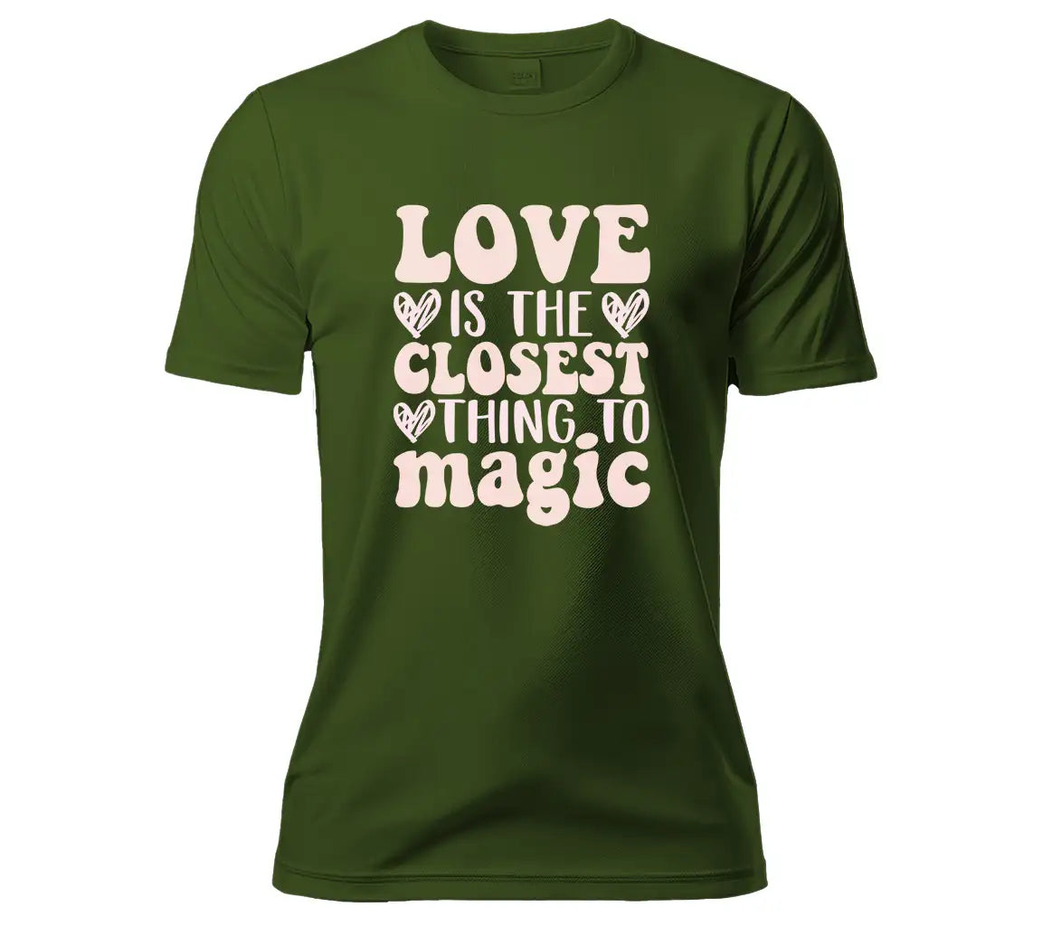 Love Is The Closest Thing To Magic SVG - Valentines Day T-Shirt Design SVG