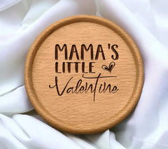 Mamas Little Valentine SVG - Heart Design for Valentines Day T-Shirt SVG