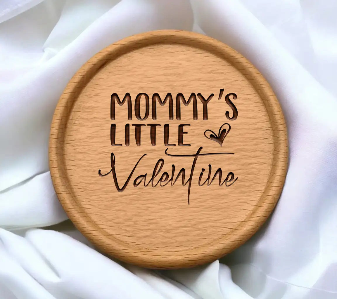 Mommys Little Valentine SVG - Heart Design for Valentines Day T-shirts SVG