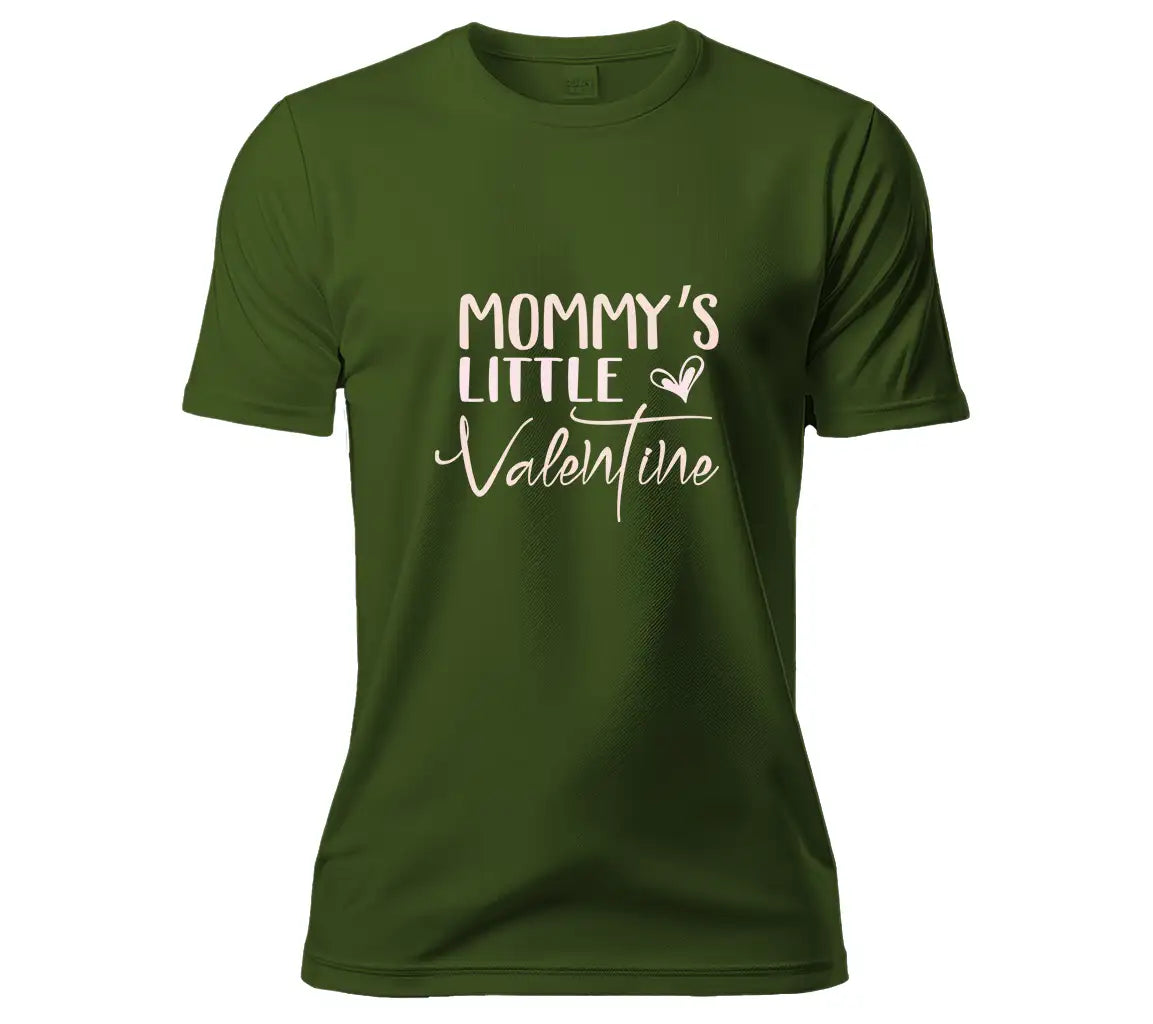 Mommys Little Valentine SVG - Heart Design for Valentines Day T-shirts SVG