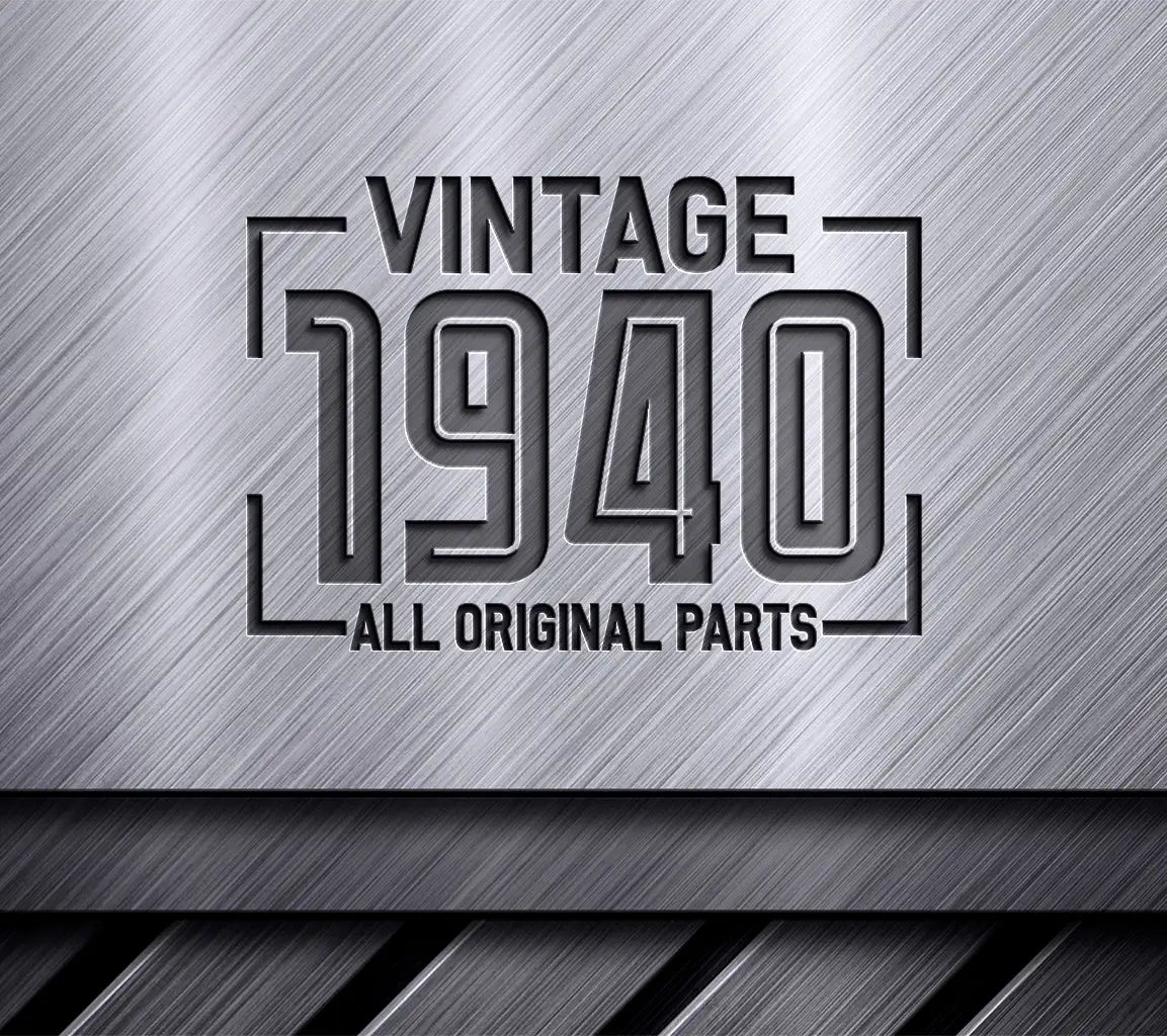 Vintage 1940 All Original Parts SVG Design SVG