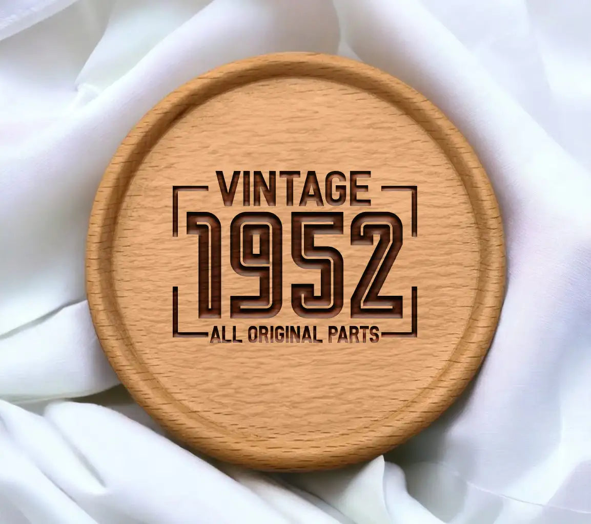 Vintage 1952 All Original Parts Design SVG SVG