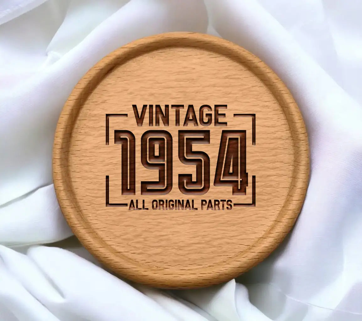 Vintage 1954 All Original Parts SVG Design SVG