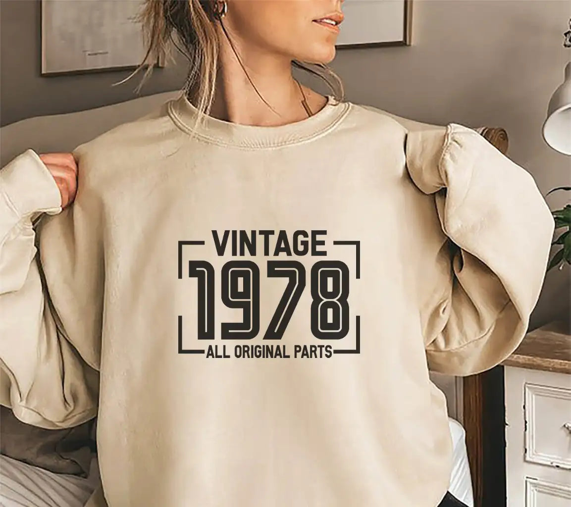 Vintage 1978 All Original Parts SVG Design SVG