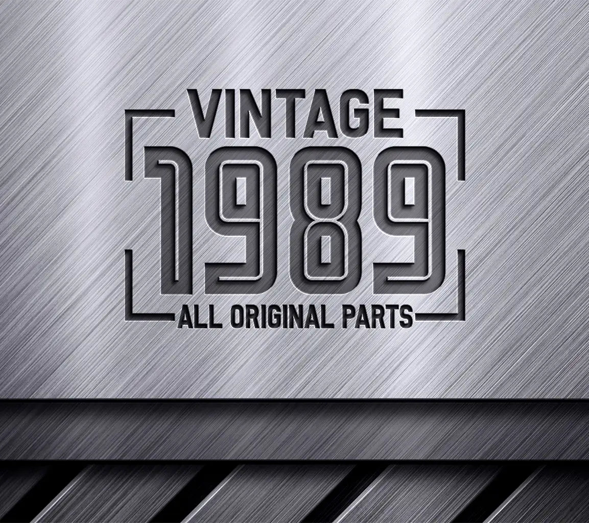 Vintage 1989 All Original Parts SVG Design SVG