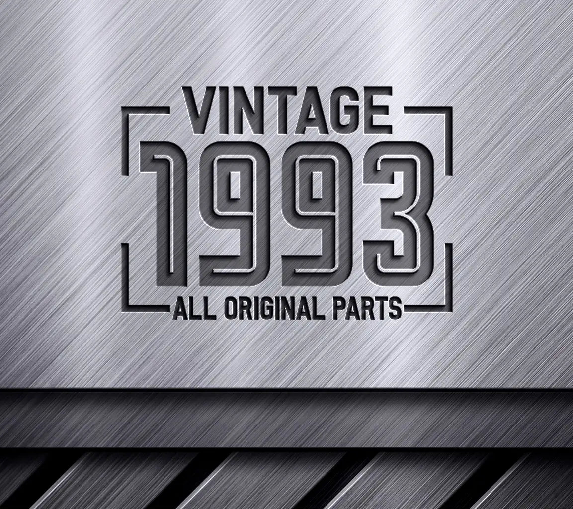 Vintage 1993 All Original Parts Design SVG SVG