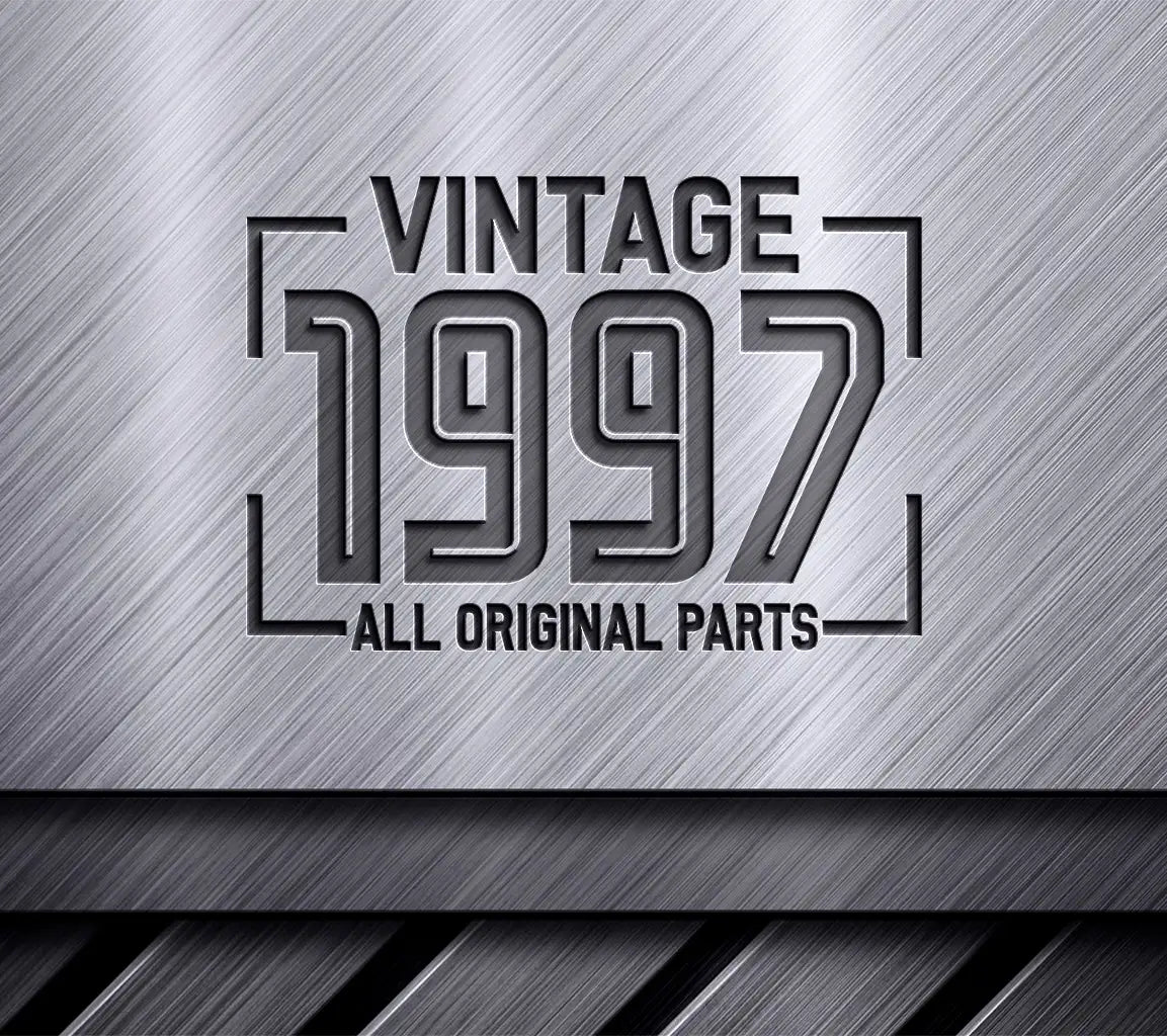 Vintage 1997 All Original Parts Design SVG SVG