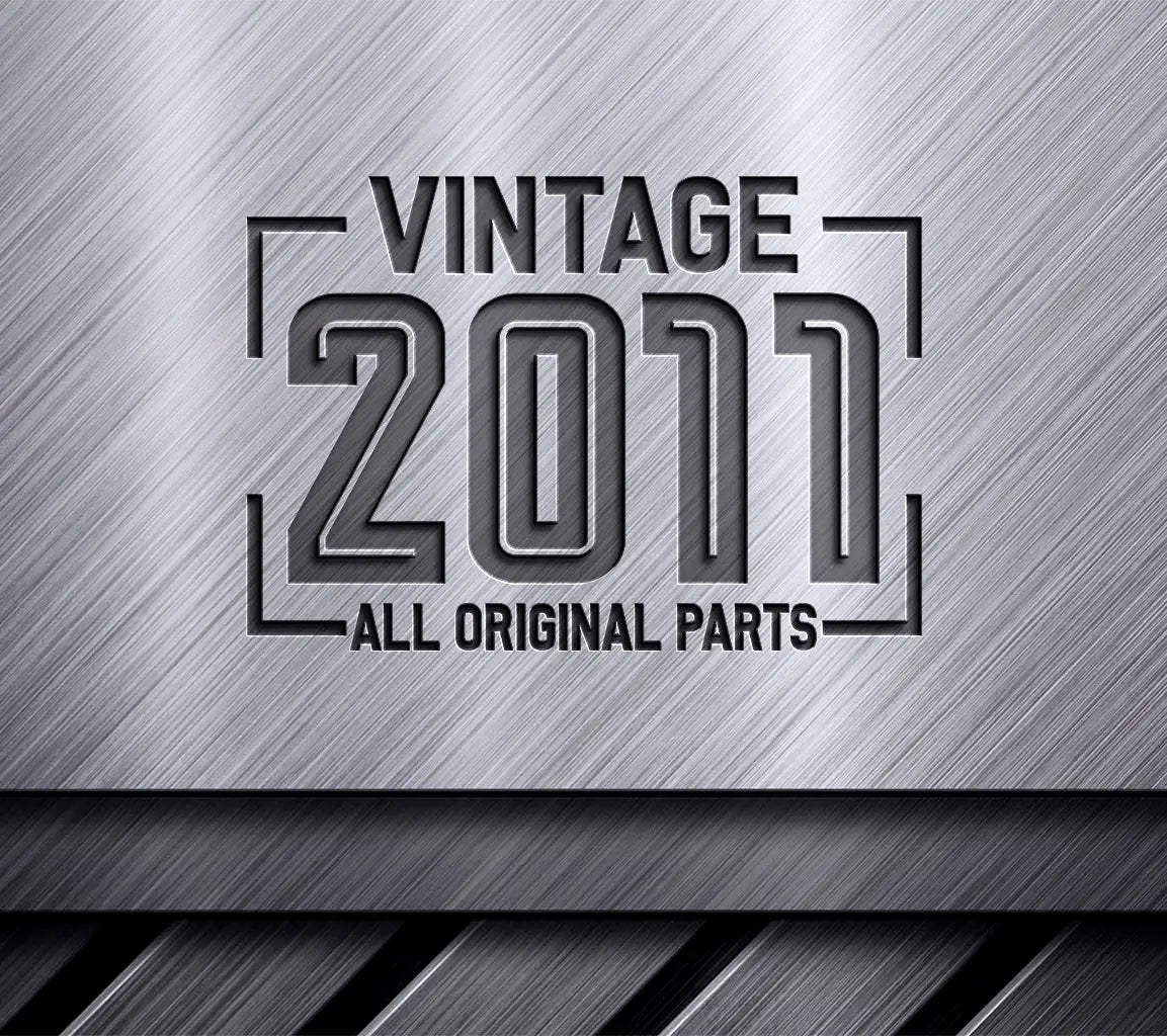 Vintage 2011 All Original Parts SVG Design SVG