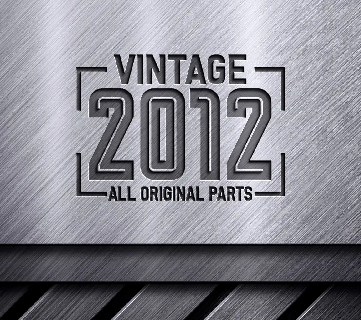 Vintage 2012 All Original Parts SVG Design SVG