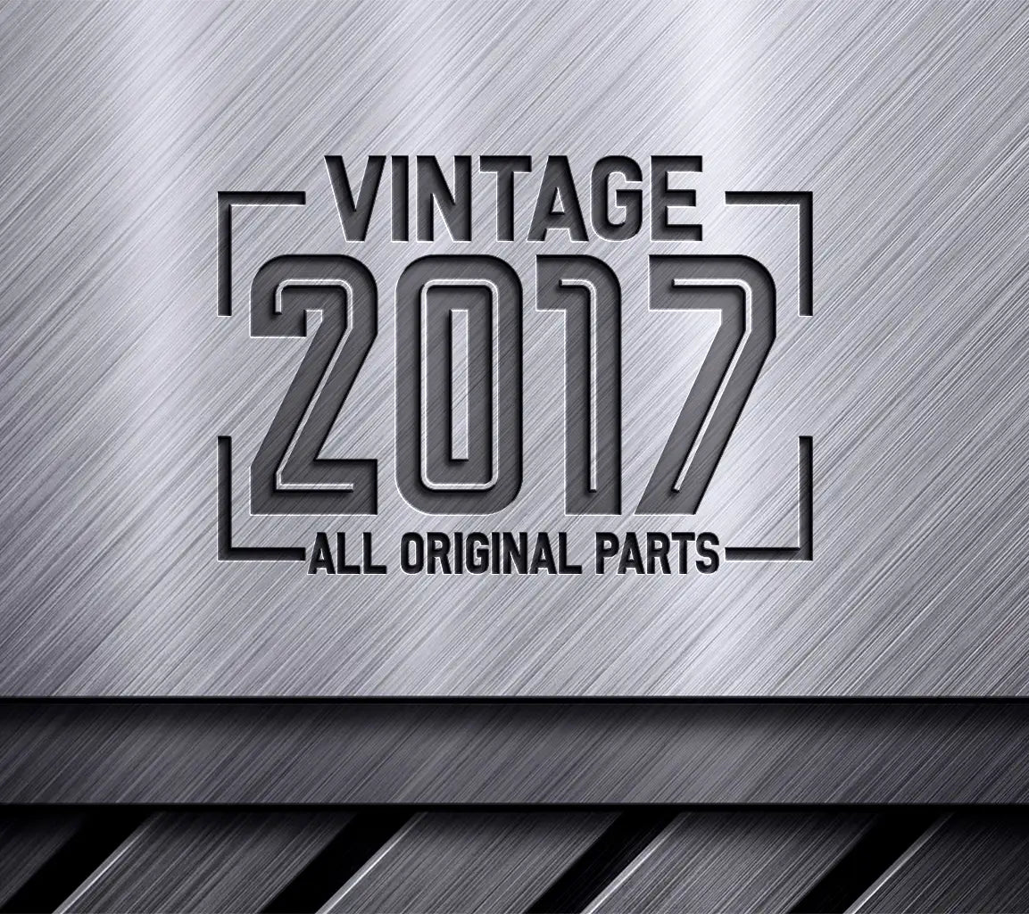 Vintage 2017 All Original Parts SVG Design SVG