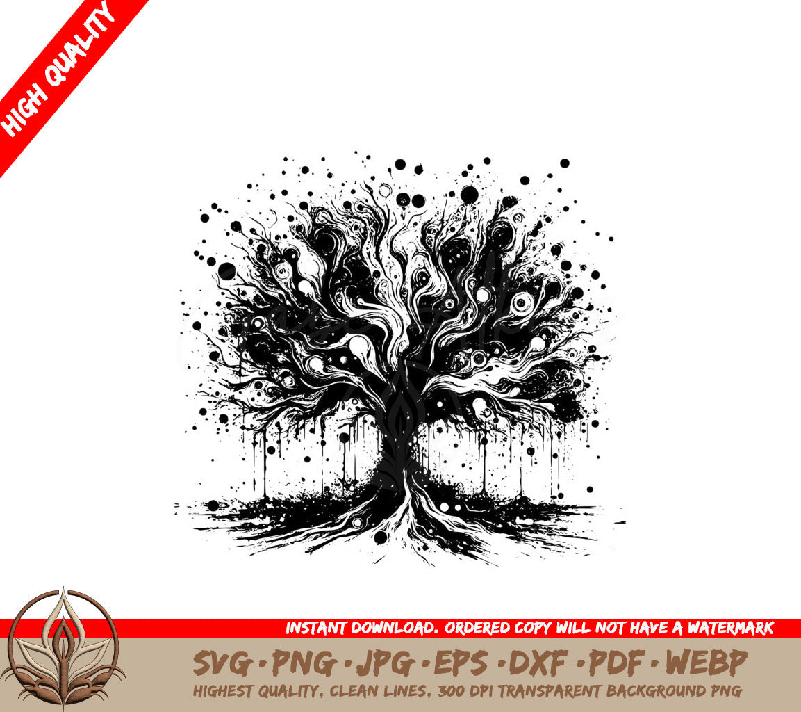 Visionary Arbor Spectra SVG PNG JPG AI PDF DXF EPS and WebP Digital Cut File 
