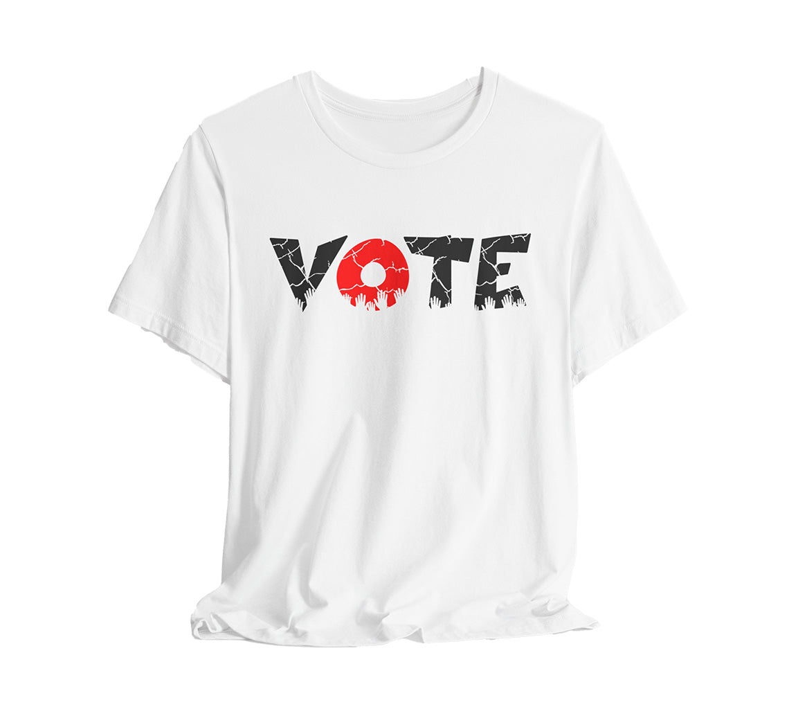 Vote T-Shirt - Make Your Voice Heard | Encourage People to Vote by Wea | -Shirt - Make