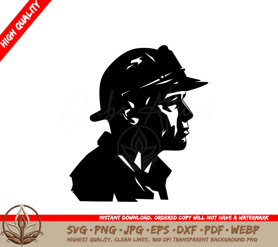 Weary Coal Miner - Digital Design in Multiple File Formats (SVG, PNG, JPG, AI, PDF, DXF, EPS, WebP) 
