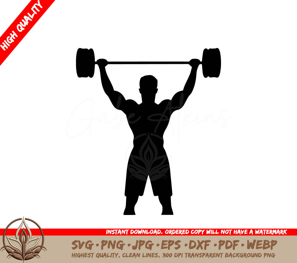 Weights Workout - Digital Workout Design in 8 File Formats (SVG, PNG, JPG, AI, PDF, DXF, EPS, WebP) 
