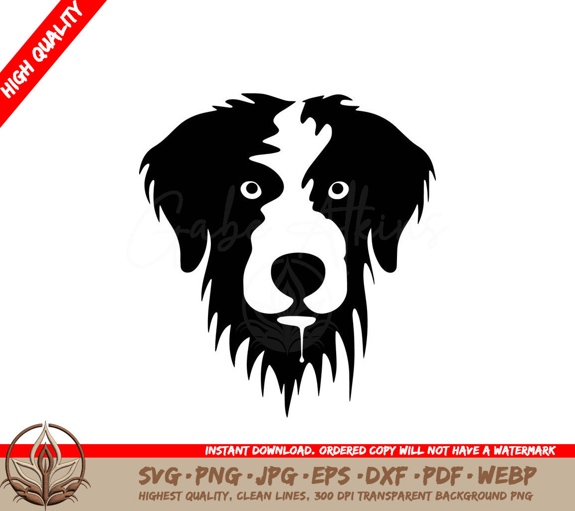 Wet Pup Digital Design File (SVG, PNG, JPG, AI, PDF, DXF, EPS, WebP) 
