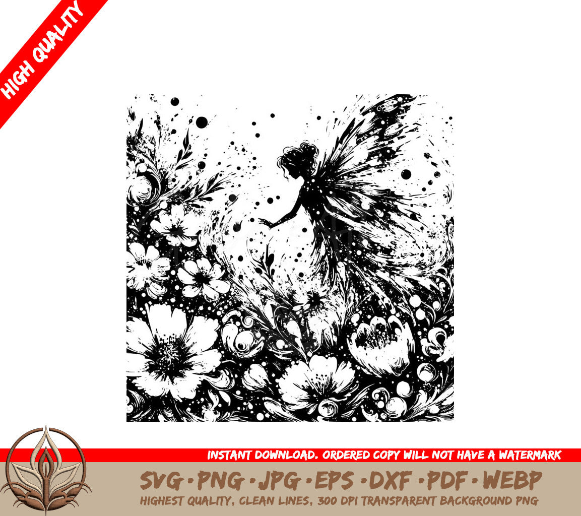 Whimsical Fairyland SVG PNG JPG AI PDF DXF EPS WebP Digital Download 
