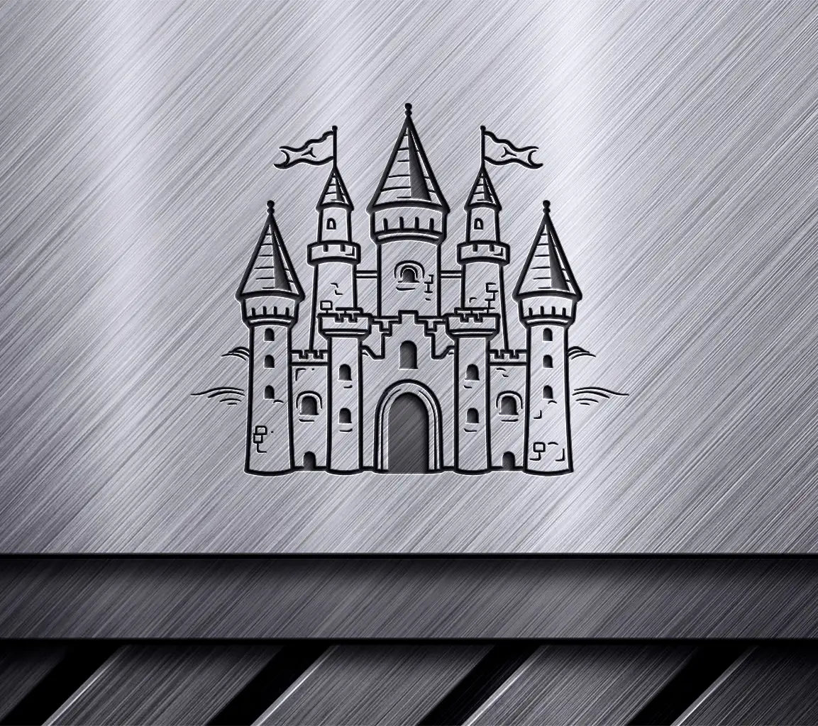  Castle with Flags SVG - Whispers of Ancestors SVG