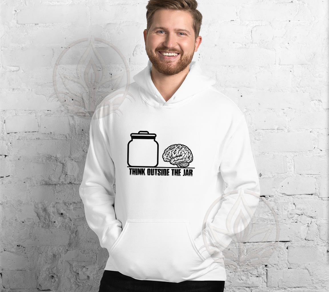 Think Outside The Jar Hoodie, Perfect Hoodie For Dads On Fathers Day | | Jar Hoodie, Perfect Hoodie