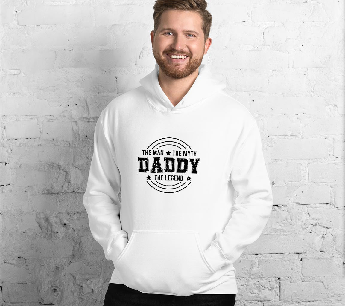 The Man, The Myth, The Legend - Daddy Hoodie, Perfect Gift For Dads On | Legend - Daddy Hoodie, Perfect Gift