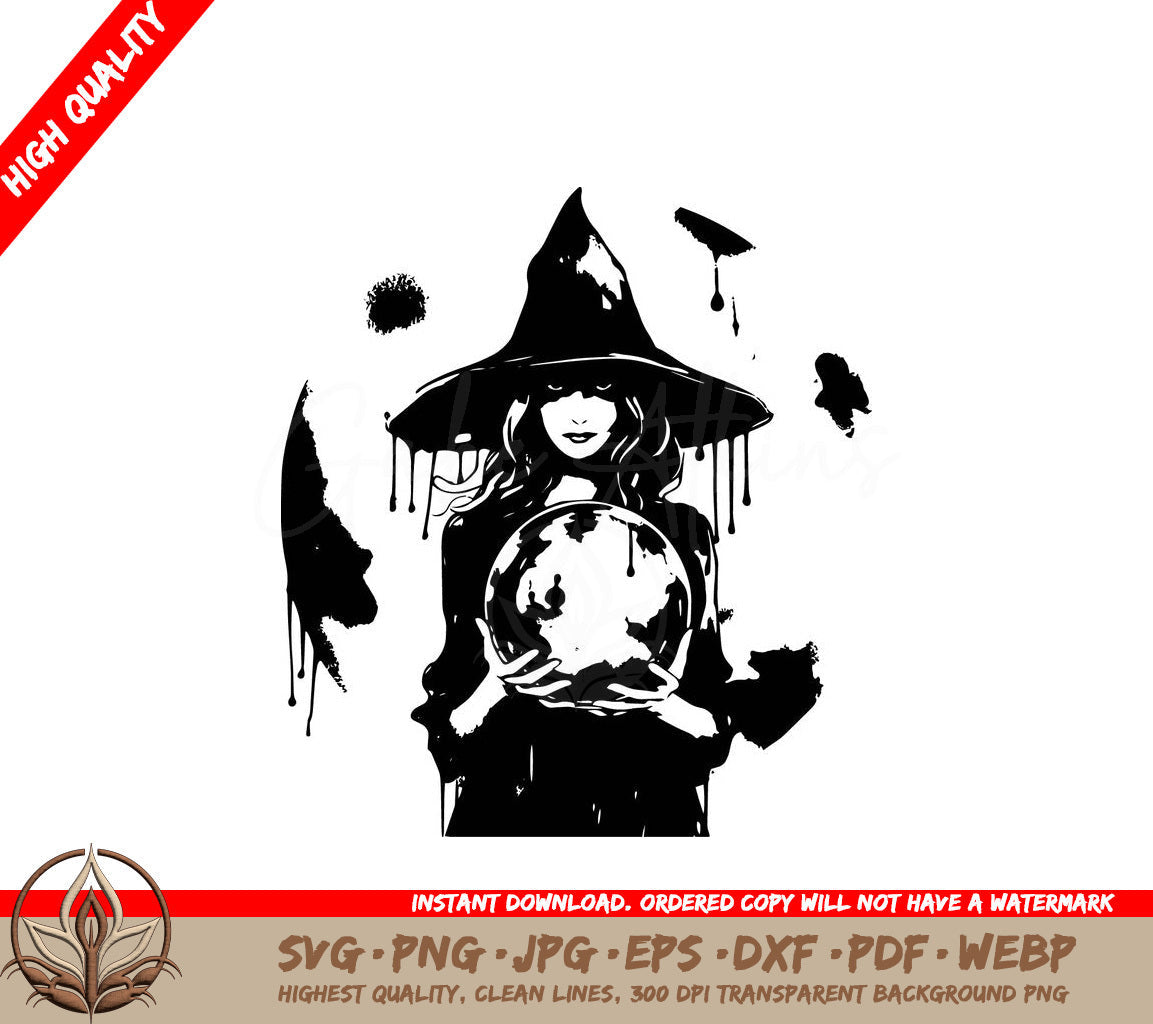 Wicked Witch Digital Design File in Multiple Formats 
