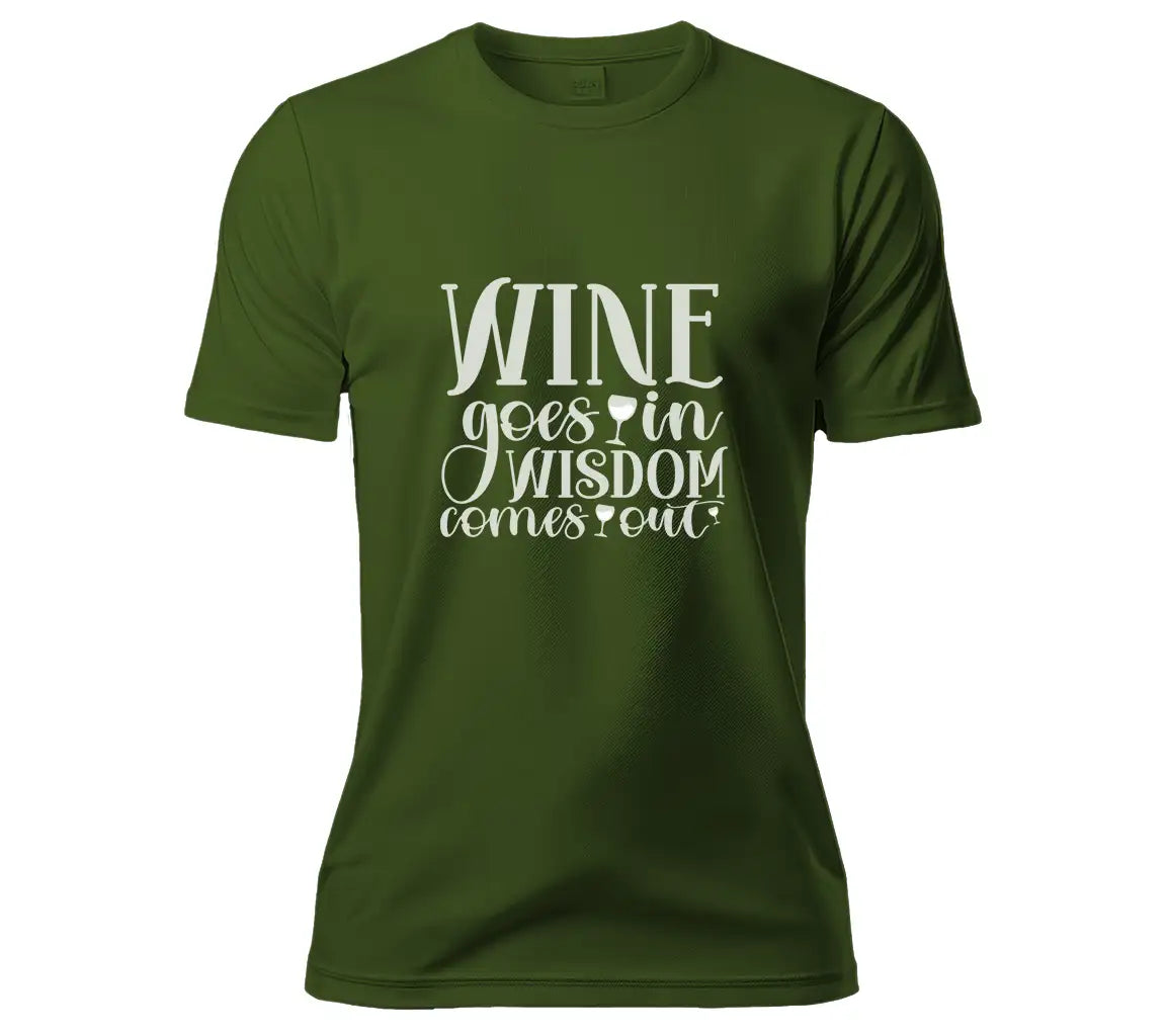 Wine Goes In, Wisdom Comes Out SVG Design SVG