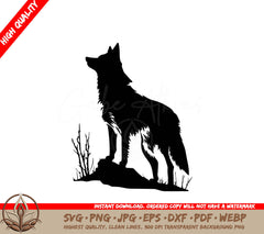 Wolf of the Arctic - Digital Design in Multiple File Formats 
