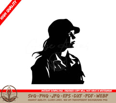 Woman Wearing Uniform Digital Design in Multiple File Formats (SVG, PNG, JPG, AI, PDF, DXF, EPS, WebP) 
