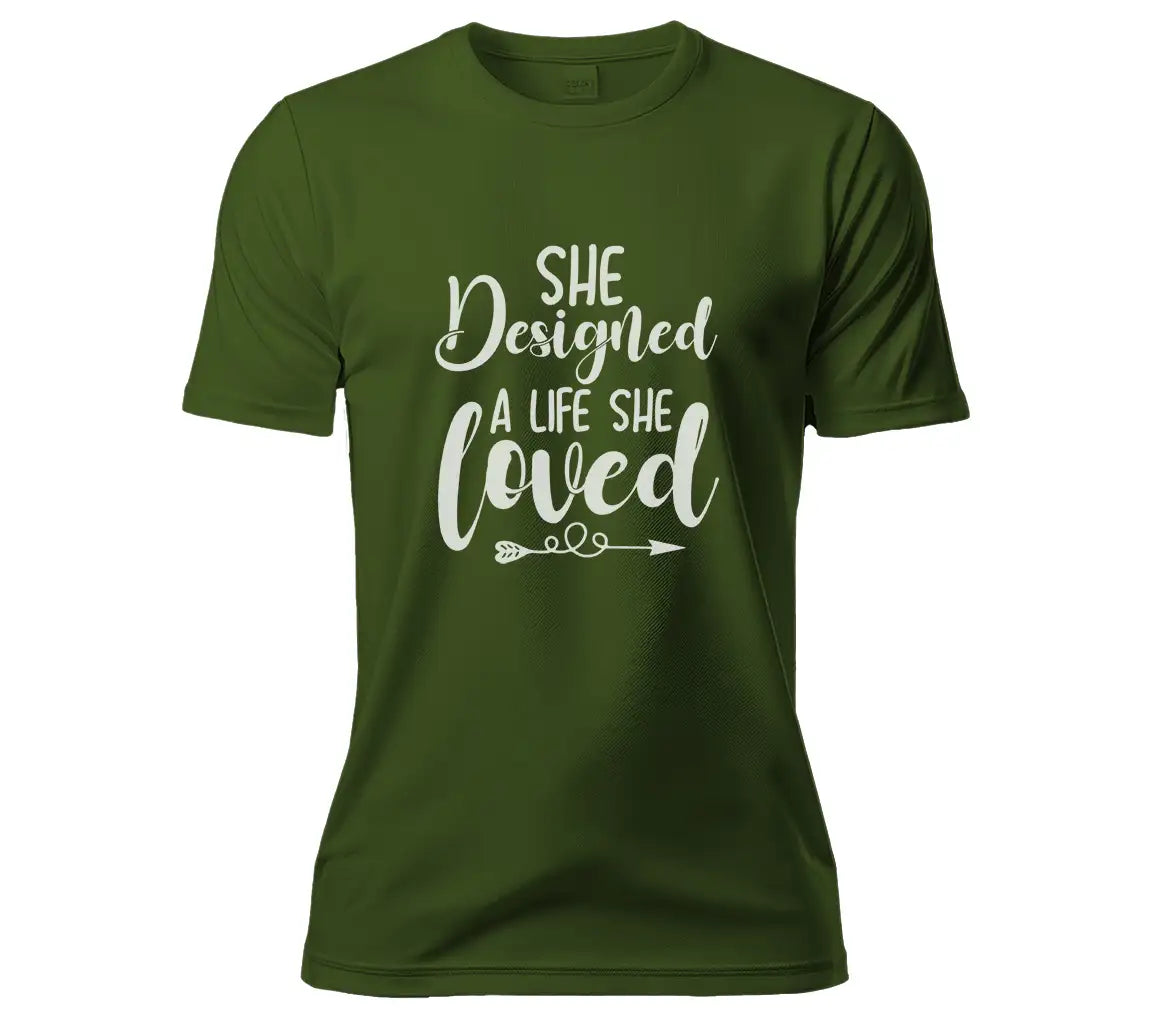 She Designed A Life She Loved SVG - Women Empowerment Design SVG