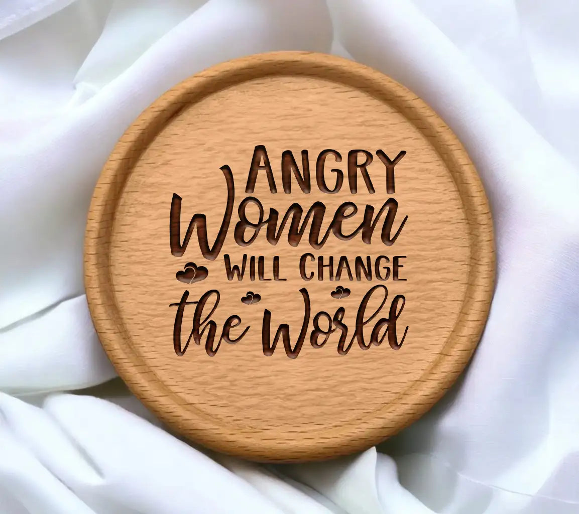 Angry Women Will Change the World SVG Design - Womens Day SVG