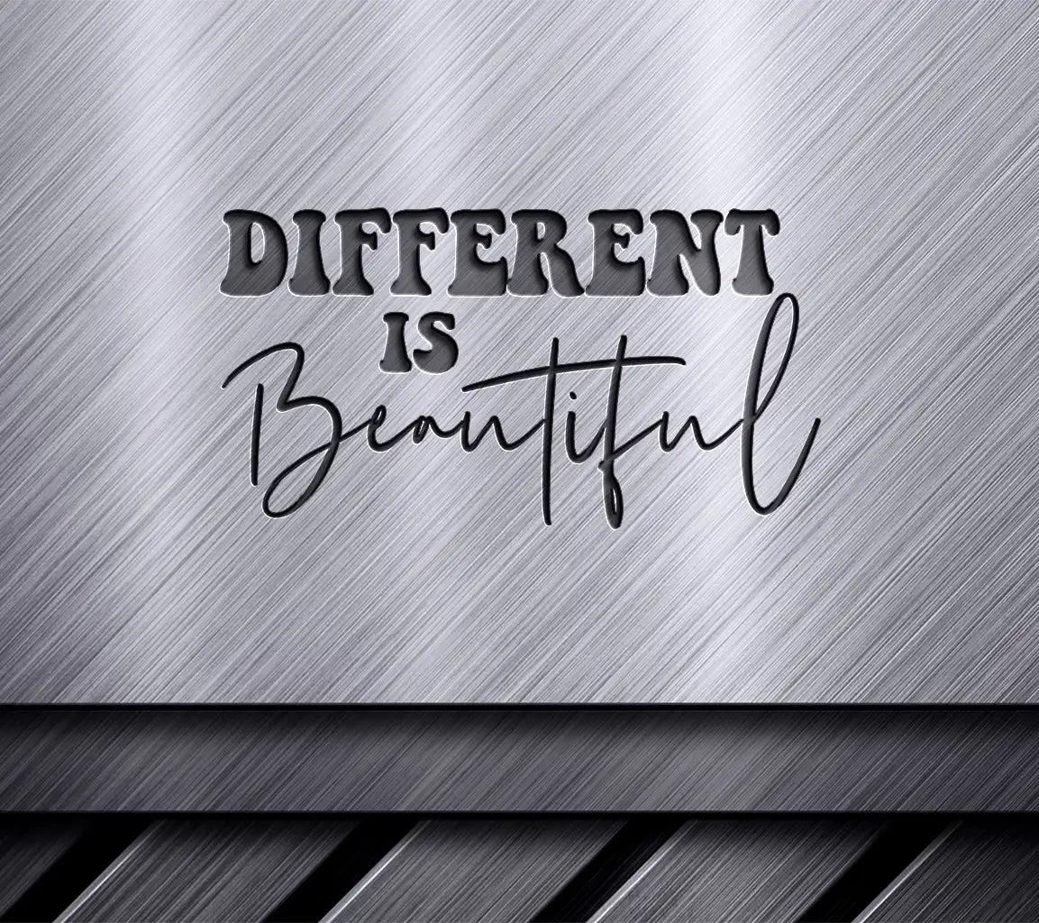 Different Is Beautiful  SVG Design - Womens Day SVG