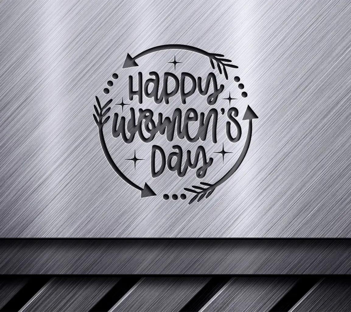  Womens Day Arrow & Star SVG Design SVG