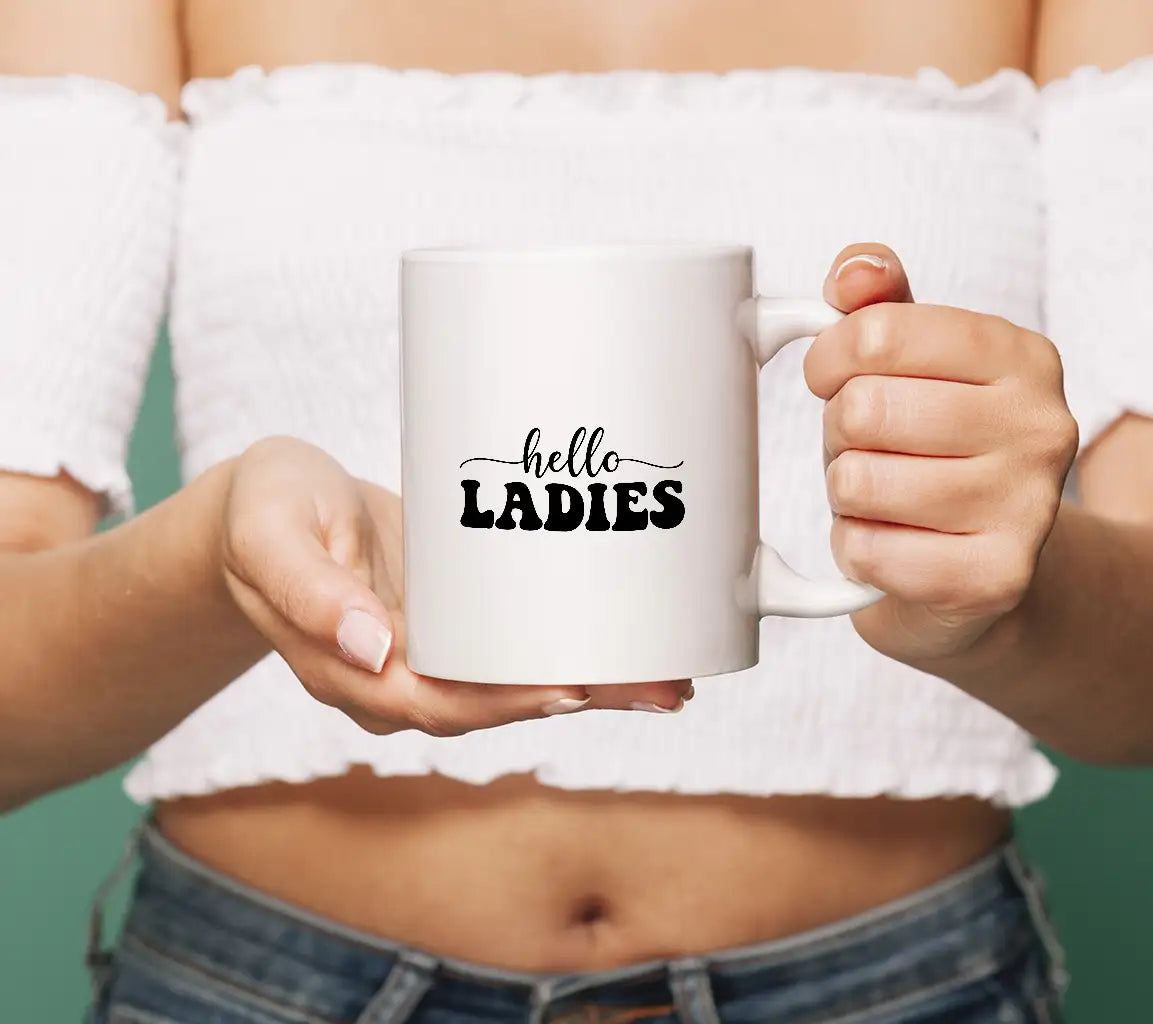 Hello Ladies SVG Design -  Design for Womens Day SVG