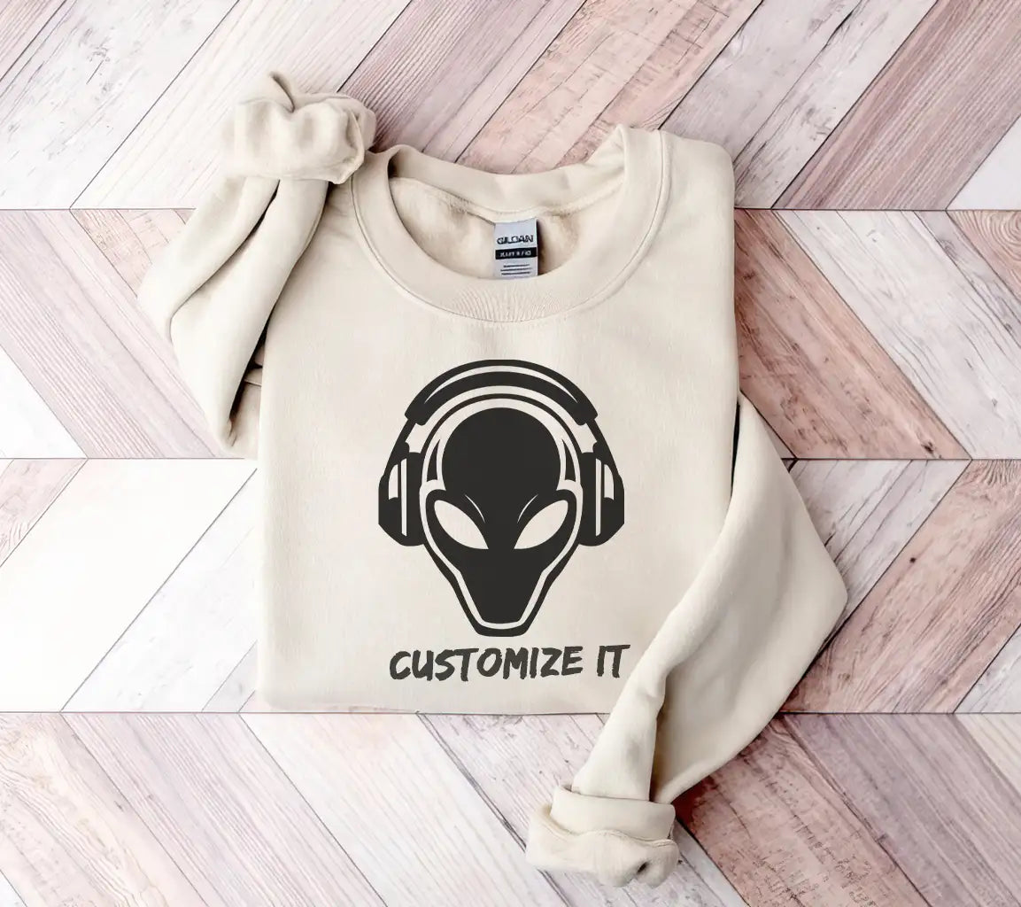  Alien with Headphones SVG Icon SVG