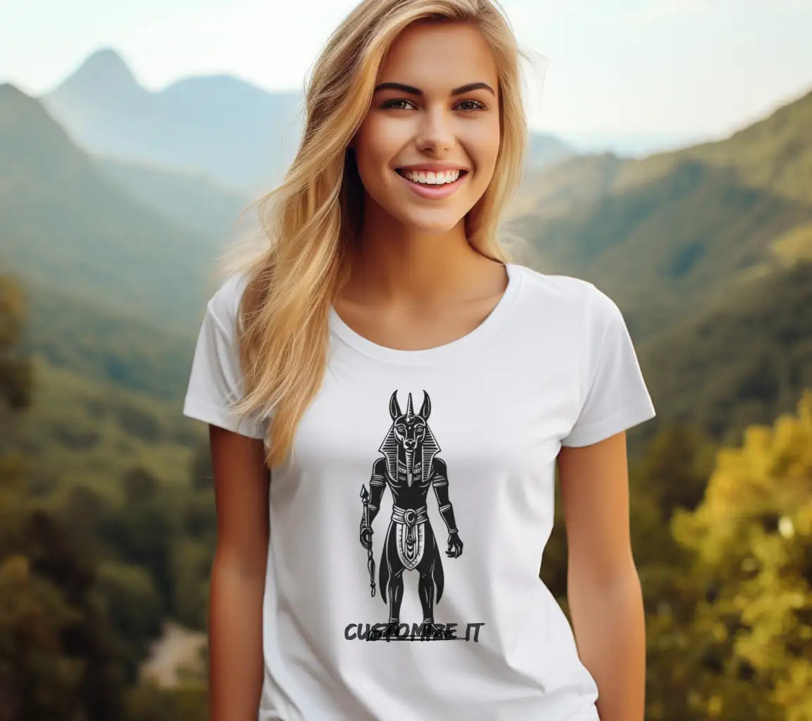 Ancient Egyptian Pharaoh Anubis SVG -  Drawing SVG