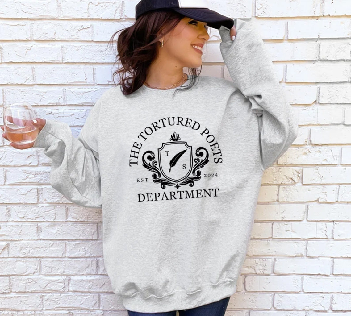 The Tortured Poets Department Sweatshirt | TTPD Sweatshirt Celebrating | TTPD Sweatshirt Celebrating Taylor Swift'