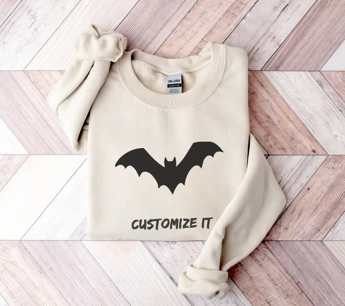 Black Bat Silhouette SVG - Spread Wings Design SVG