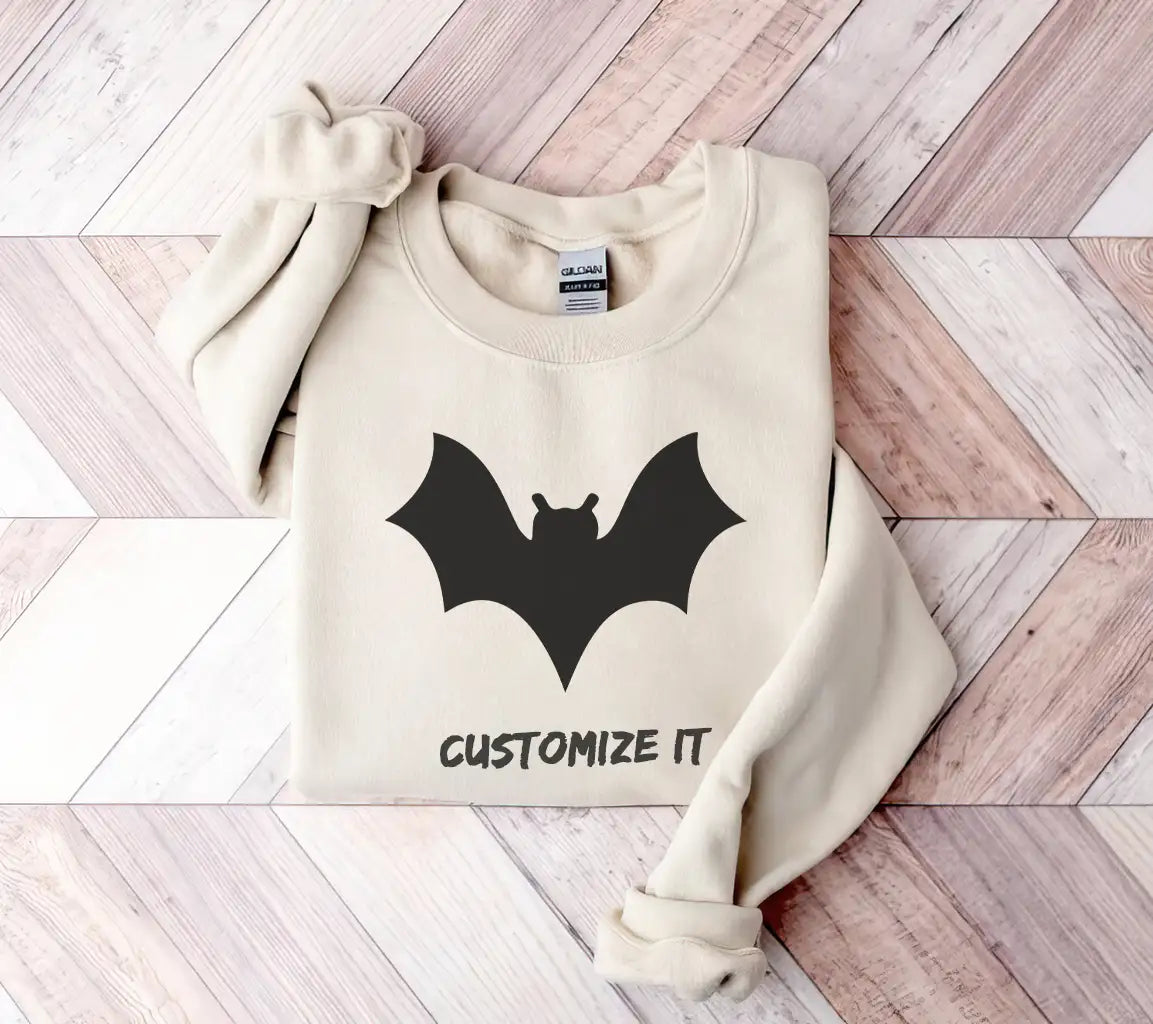 Bat Silhouette SVG - Wings Spread Design SVG