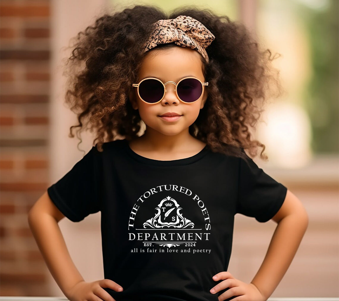 TTPD T-Shirt For Kids | TTPD New Album T-shirt for Kids | The Tortured | Tortured Poets Department