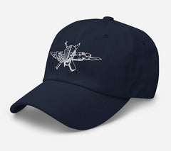 Embroidered USMC Recon Jack Dad Hat | Embroidered Premium Dad Hat featuring the USMC Recon Jack