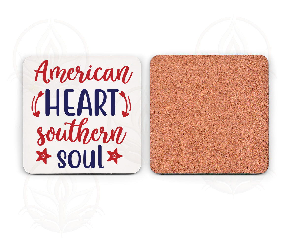 American Heart Southern Soul Patriotic SVG | You will get American Heart Souther Soul SVG, PNG, JPG, EPS, DXF, PDF and WebP File Formats