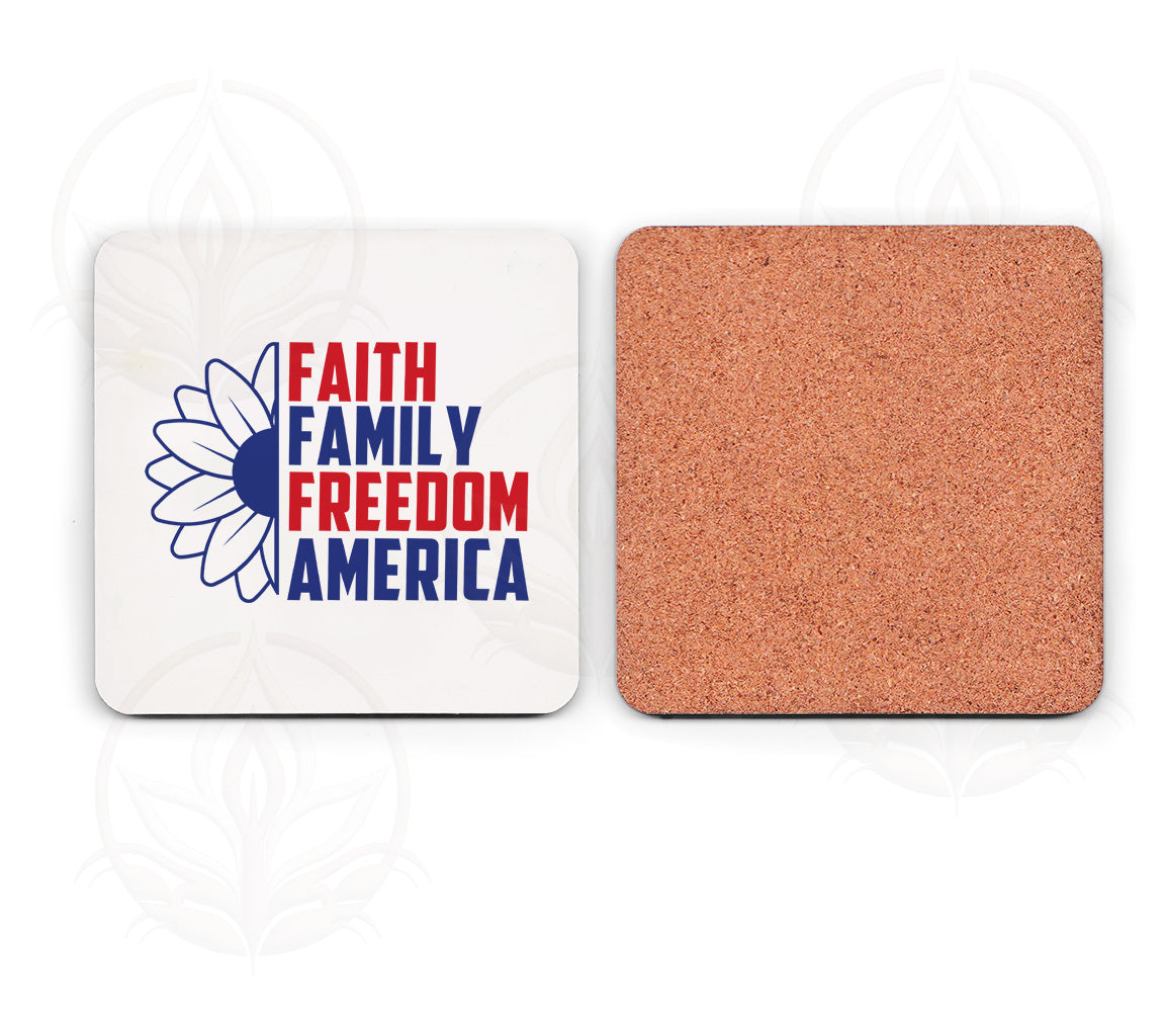 Faith, Family, Freedom America SVG for Crafting 4th of July with Silhouette and Cricut | You Get Faith Family Freedom America SVG, PNG, JPG, EPS, DXF, PDF 