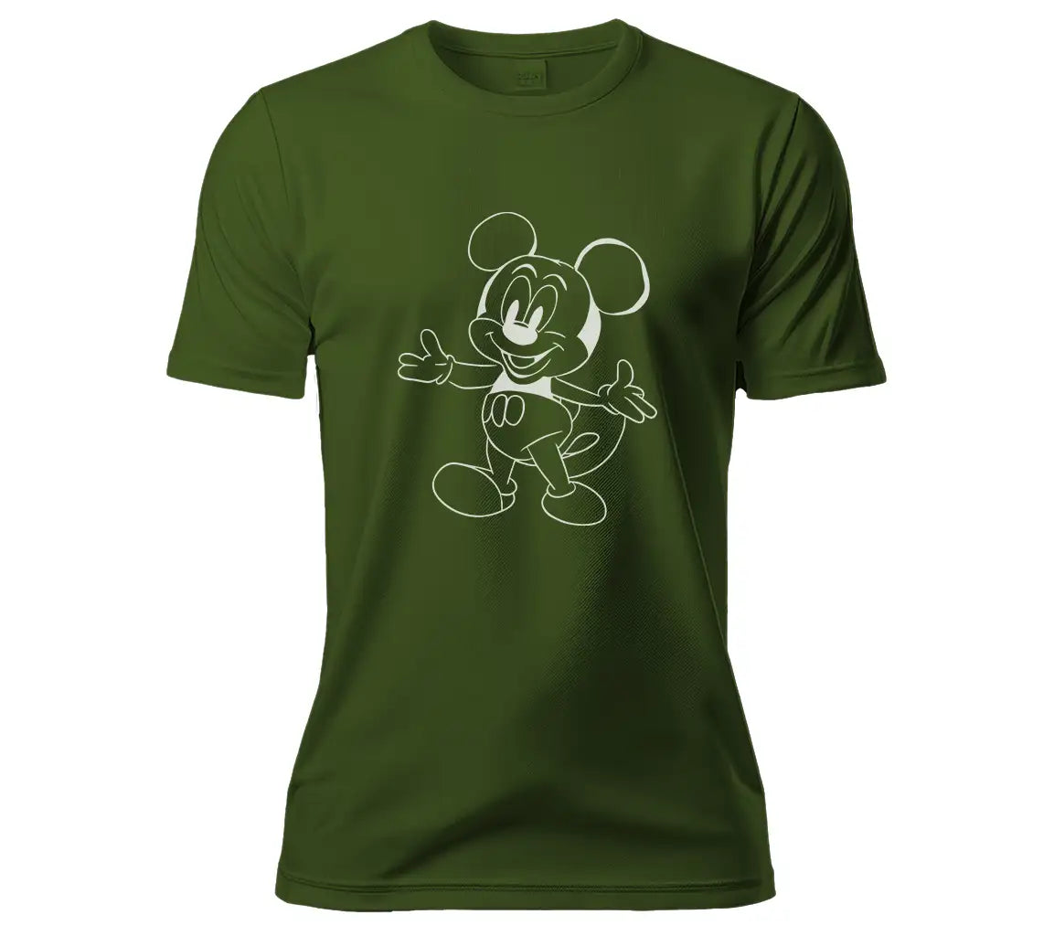 Mickey Mouse Line Art SVG -  Disneyland Illustration SVG