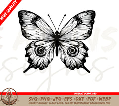 Eyeful Butterfly Wings Digital Download | SVG and PNG Included