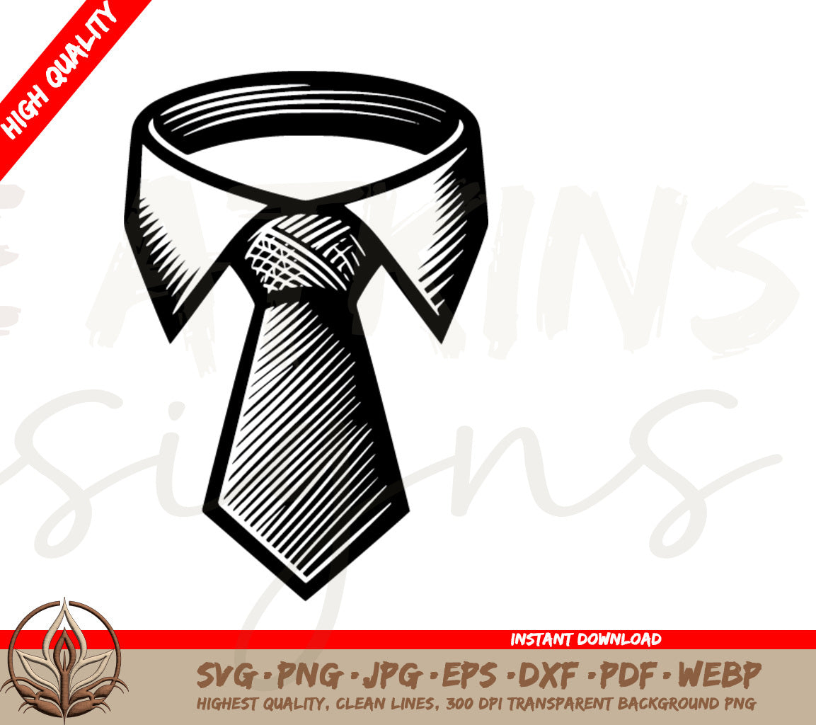 Business Shirt and Tie SVG Digital Download - Includes SVG and PNG Files